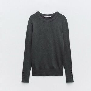 Zara Women's Gray Sweater